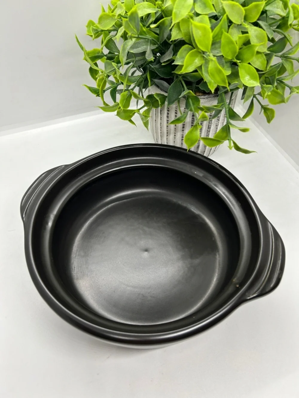 Donabe Japanese Clay Rice Cooker Earthen Pot White Black Daiso Japan